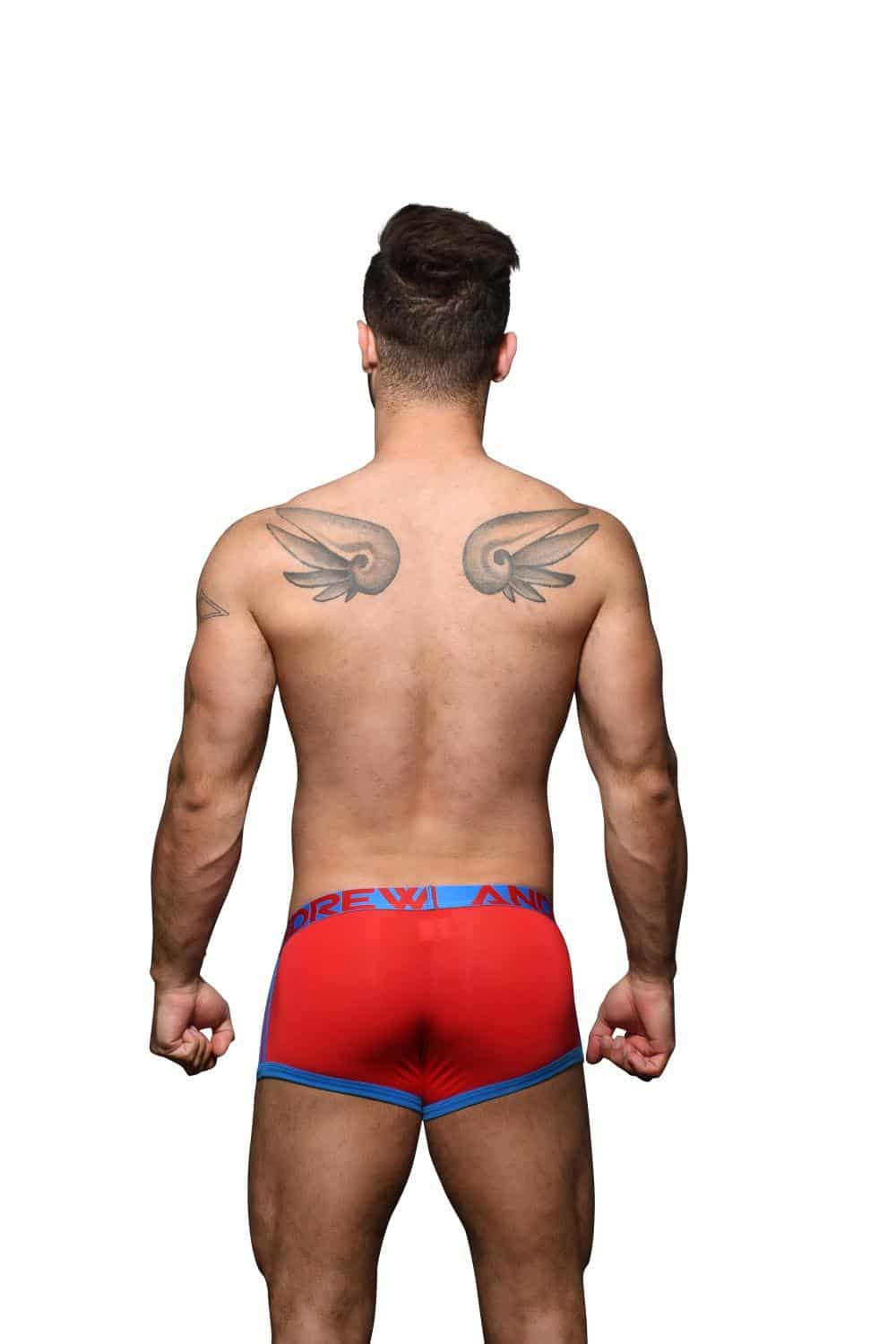 Andrew Christian CoolFlex Modal Active Boxer w/ Show-It Červený