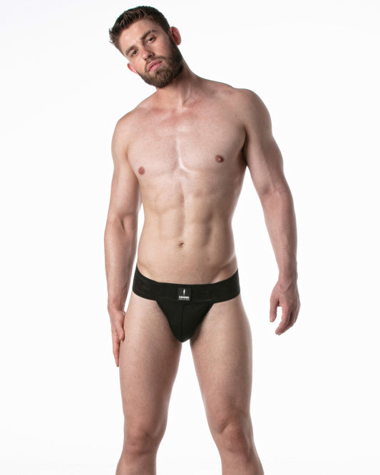 LEADER Sports Mesh Jockstrap Black