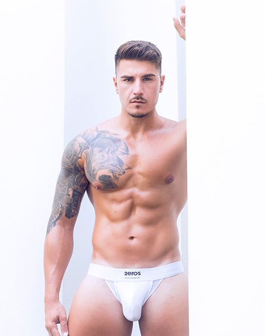 2EROS AKTIV Cronus Jockstrap White