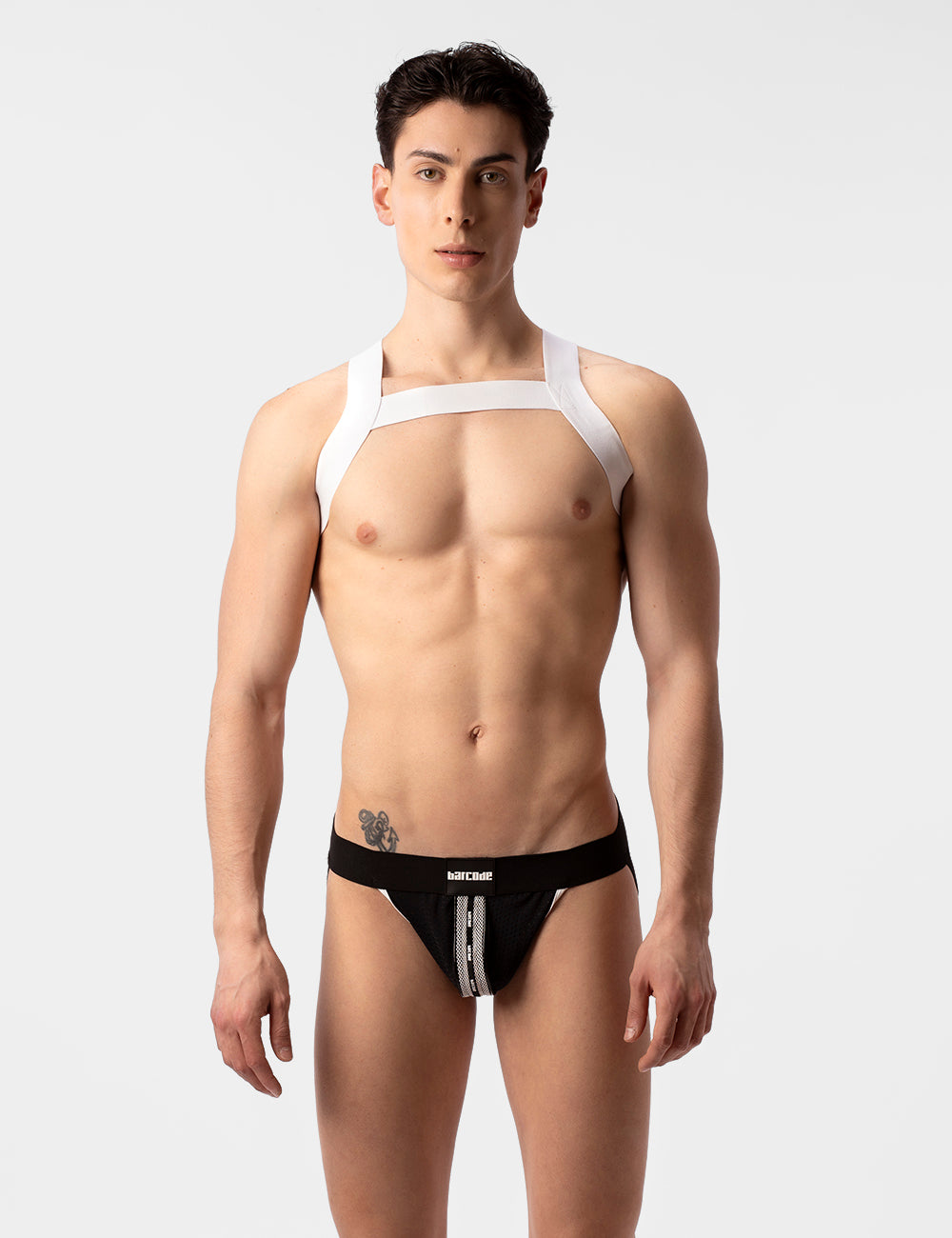 Barcode Berlin Multipack 1x Mesh Jock Tel Black-White + 1x Matt Harness White