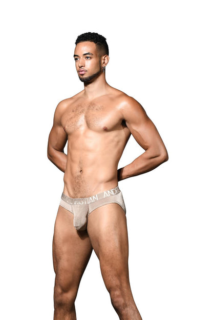 Andrew Christian Sensual Rib Brief w/ ALMOST NAKED® Bronze