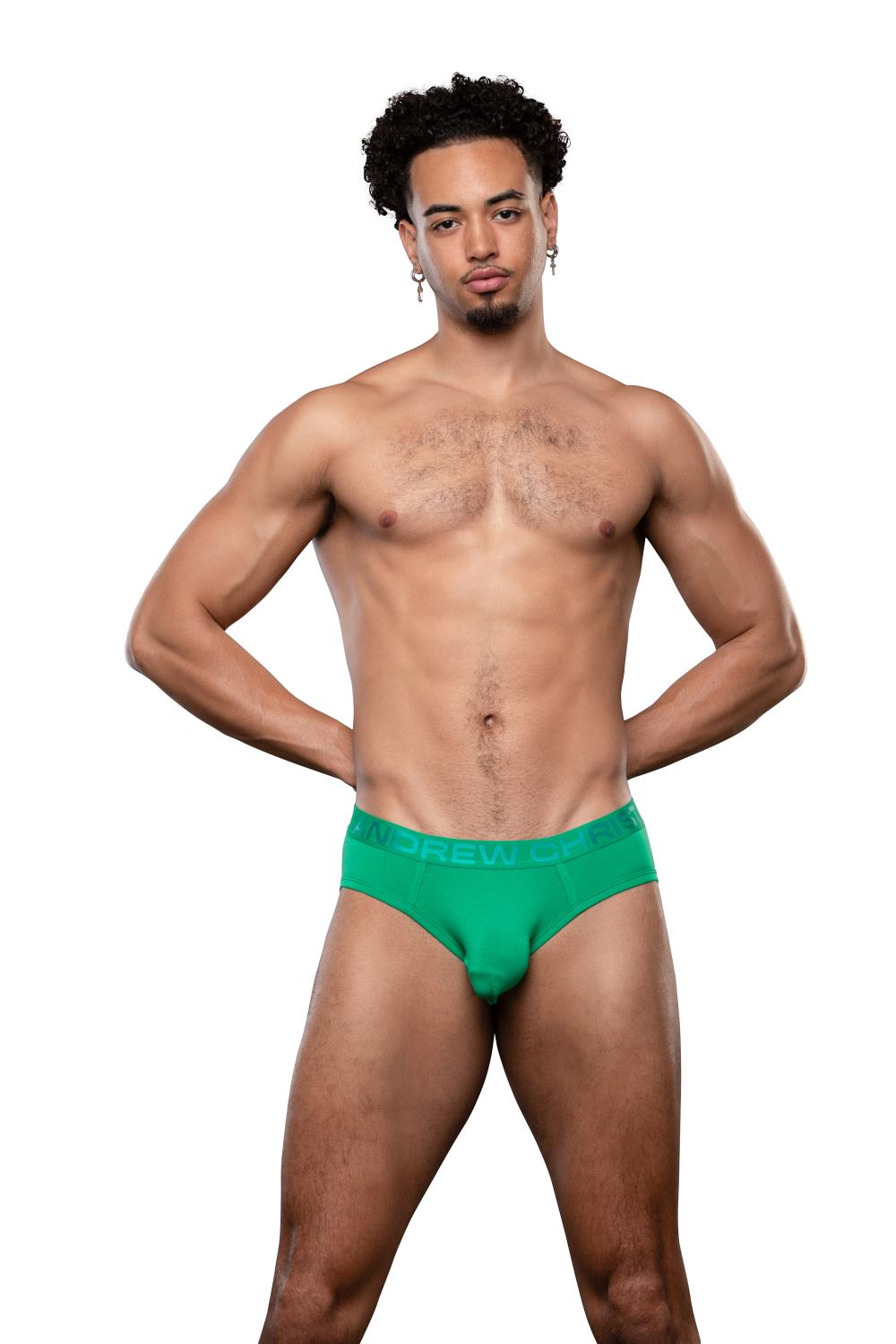 Andrew Christian TROPHY BOY® Bamboo Brief Kelly Green