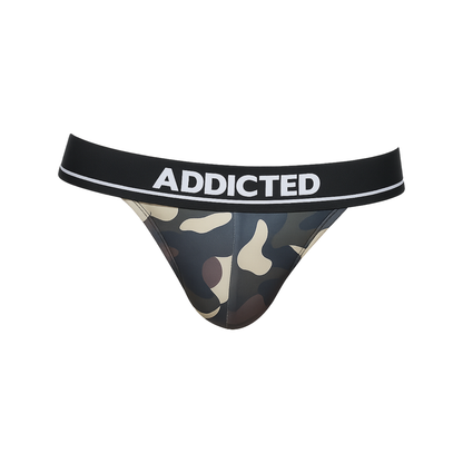 ADDICTED Camo Mesh Push Up Jockstrap Camouflage