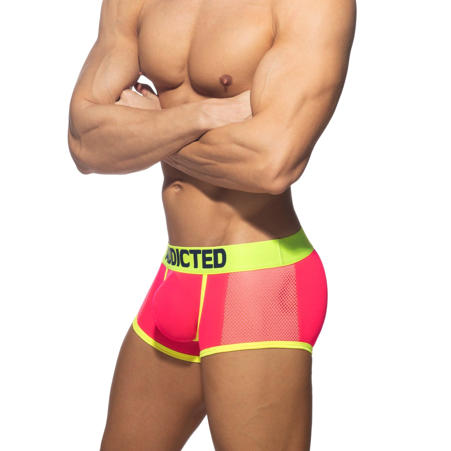 ADDICTED Neon Mesh Trunk Neon Pink