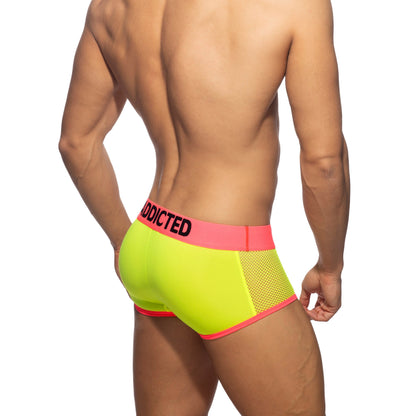 ADDICTED Neon Mesh Trunk Neon Yellow