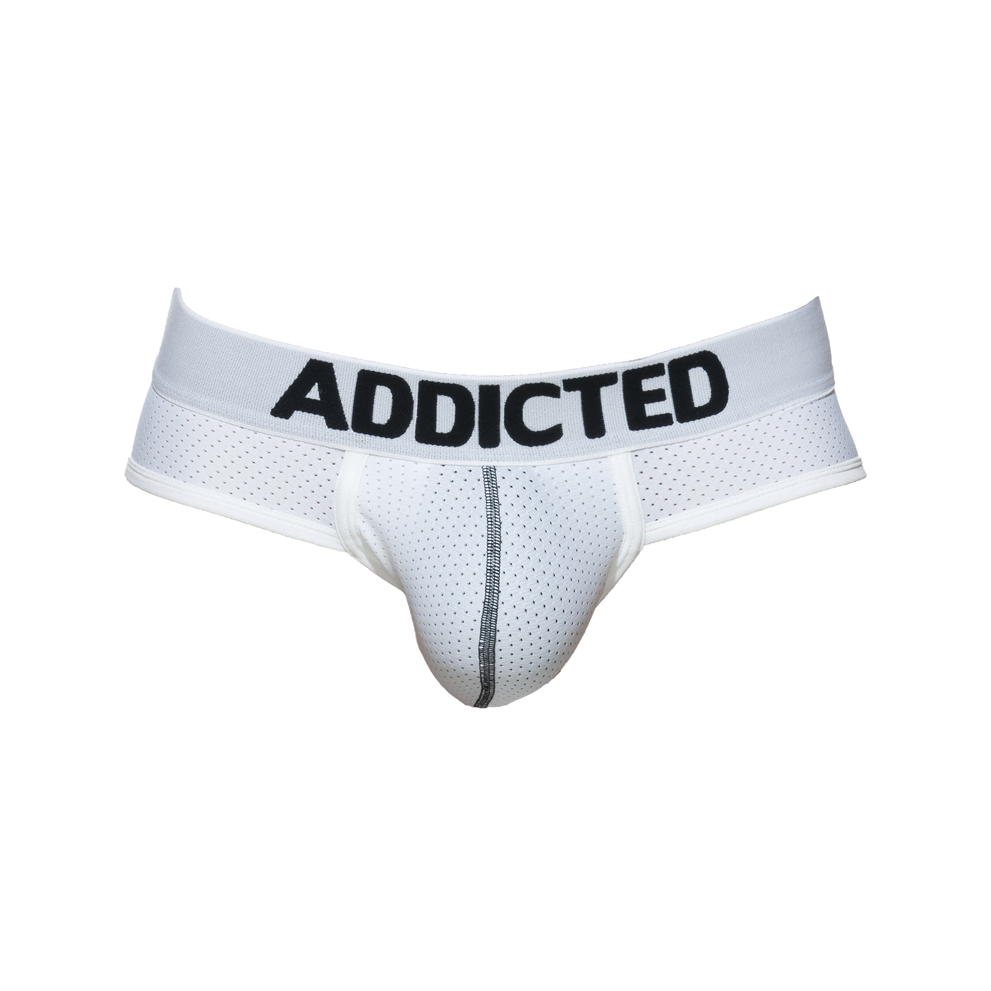 ADDICTED Push Up Mesh Brief White