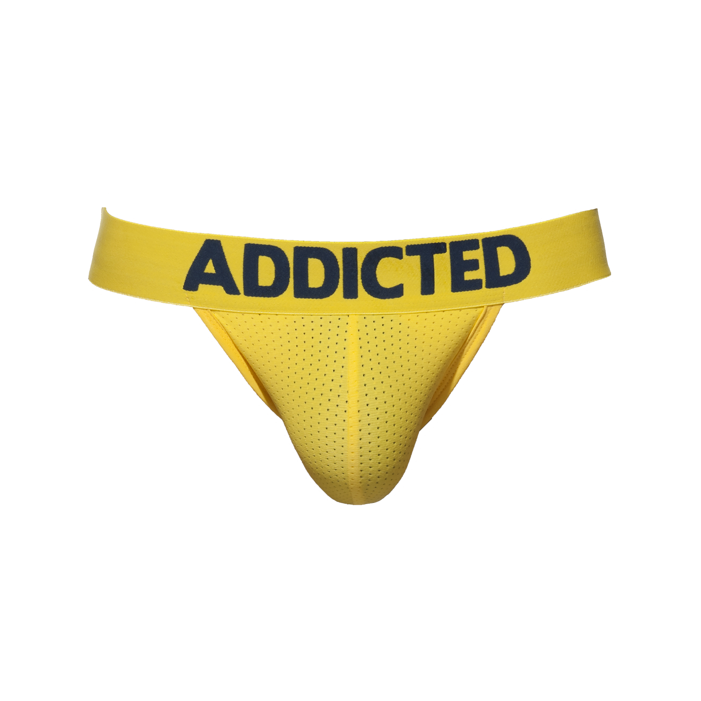 ADDICTED Push Up Mesh Jock Yellow