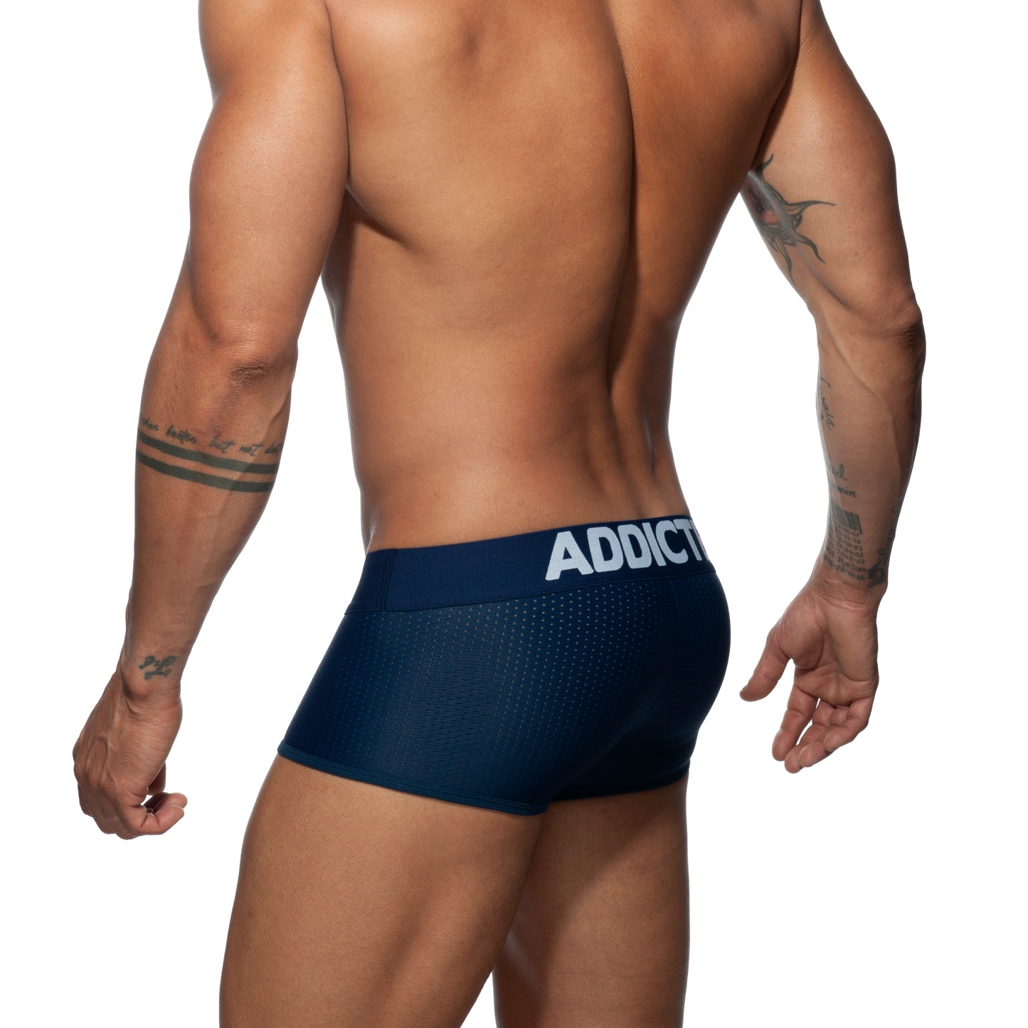 ADDICTED Push Up Mesh Trunk Navy