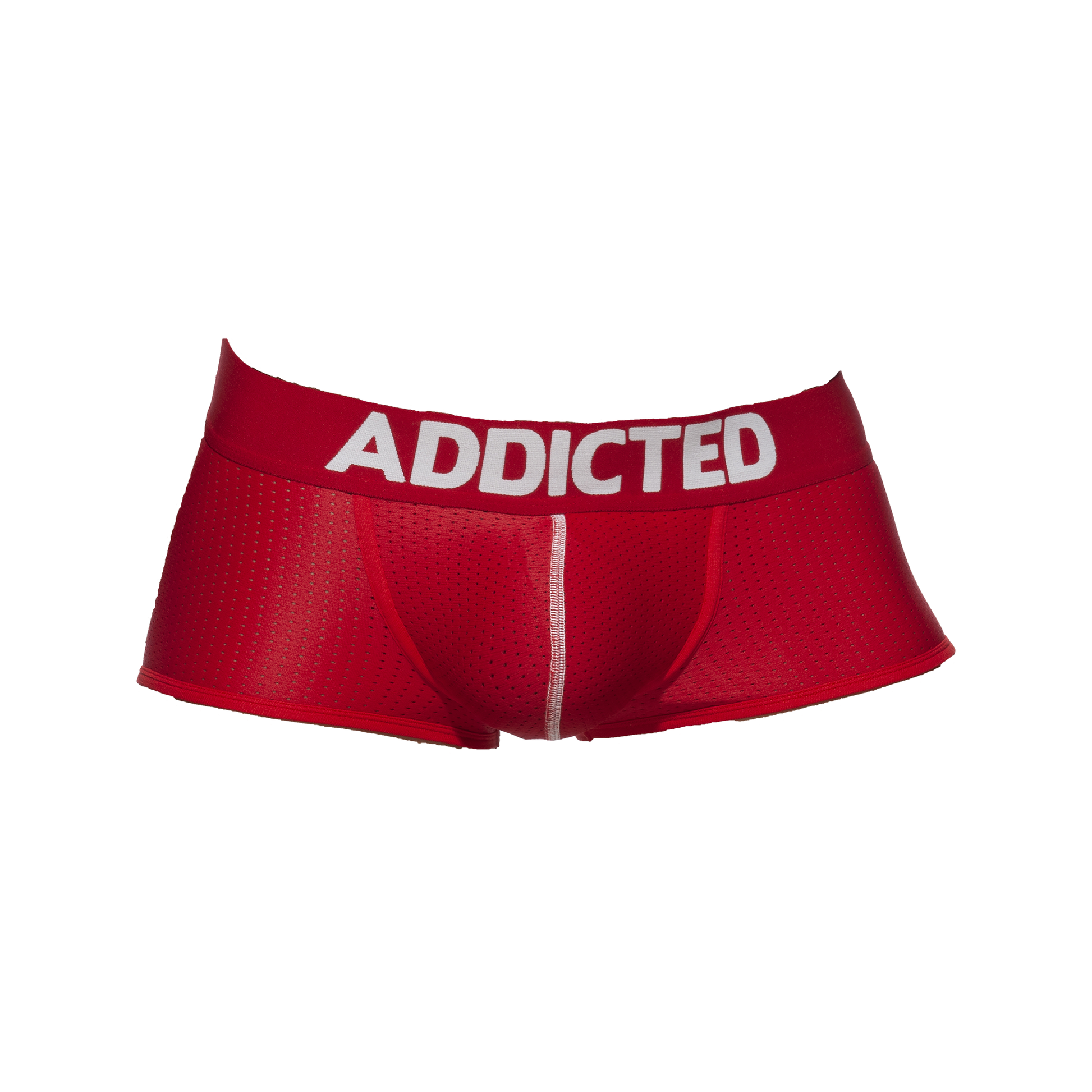 ADDICTED Push Up Mesh Trunk Red