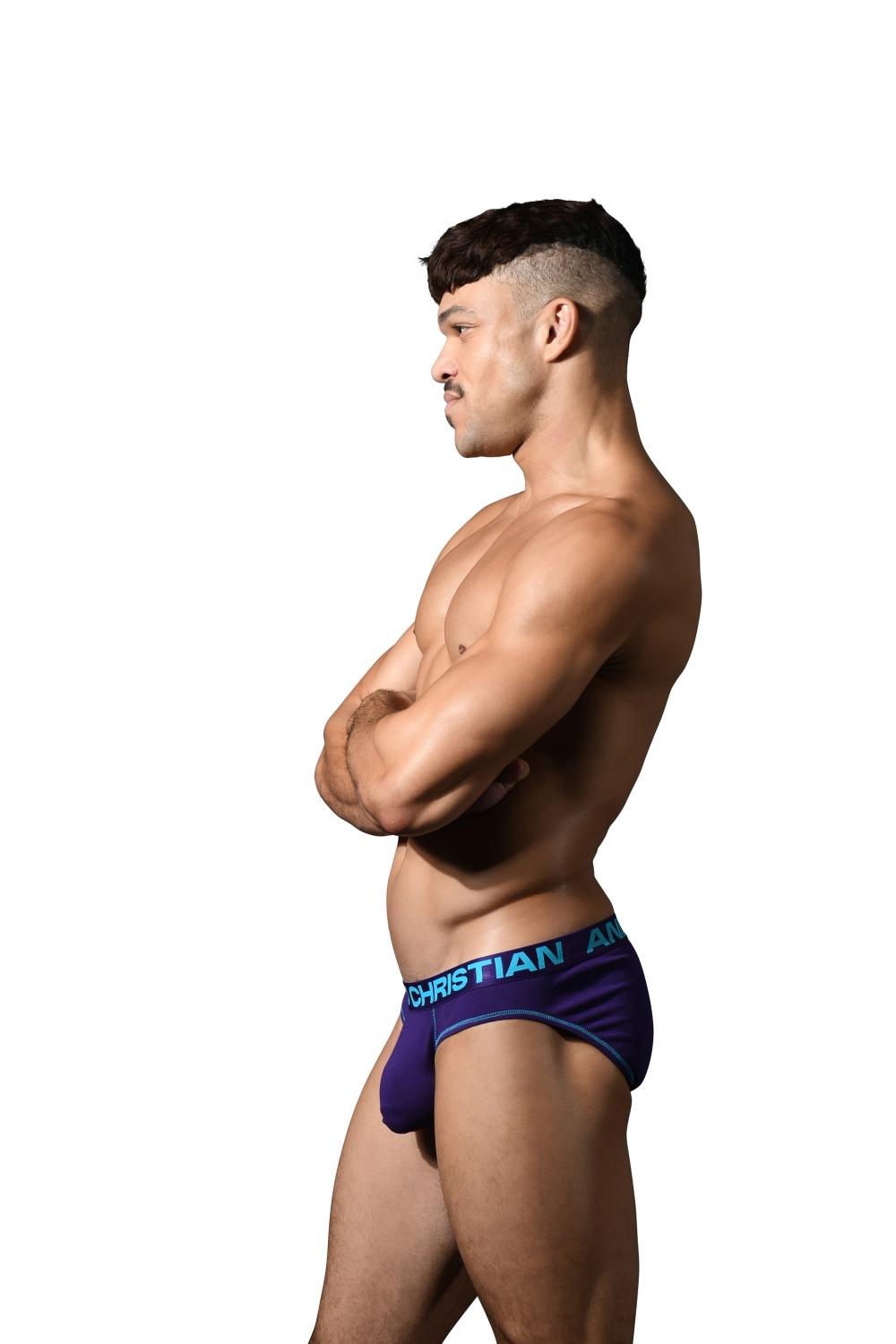 Andrew Christian ALMOST NAKED® Hang-Free Brief Purple