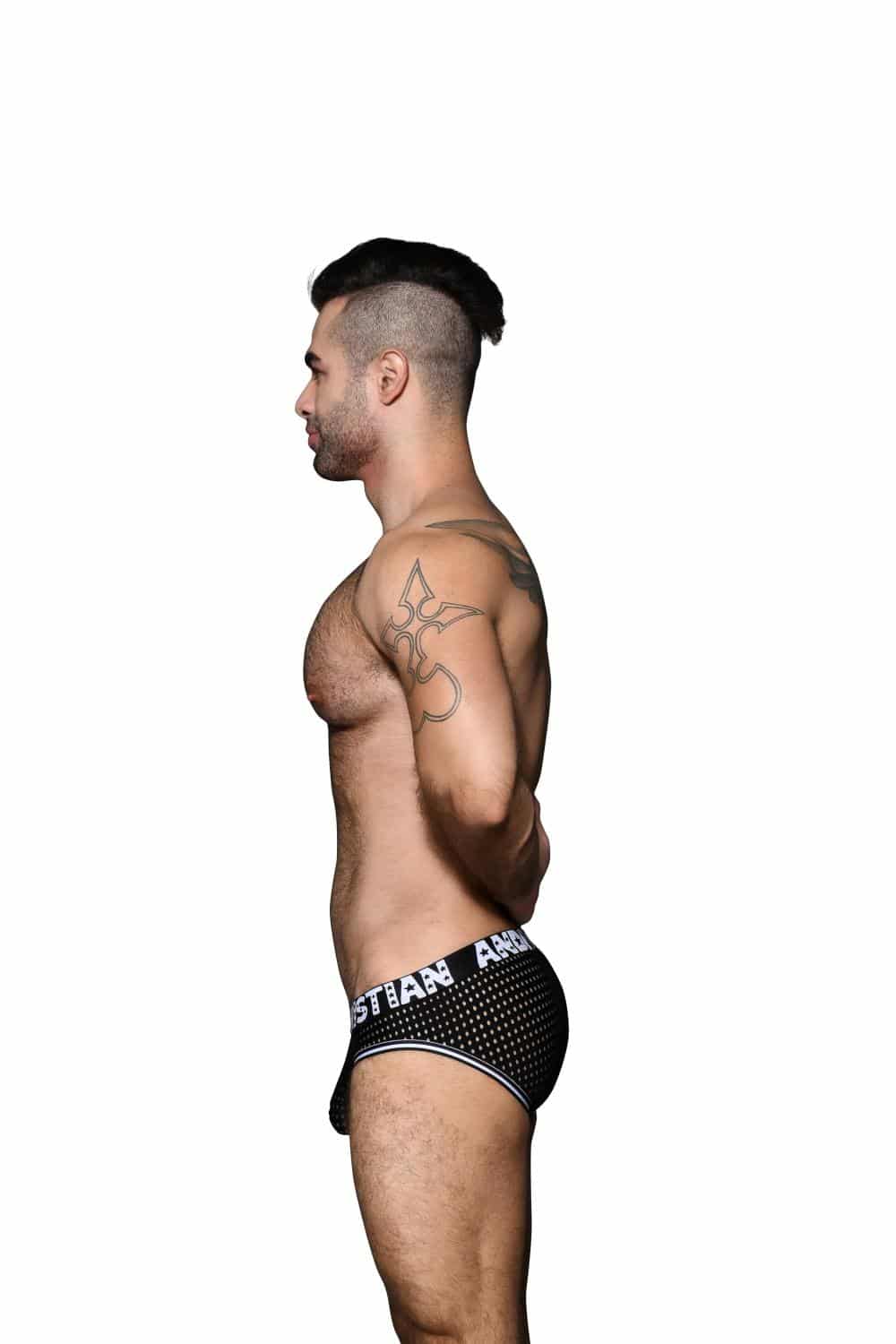 Andrew Christian ALMOST NAKED® Mesh Brief Black