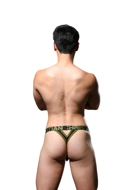 Andrew Christian ALMOST NAKED® Moisture Control V-Thong Black