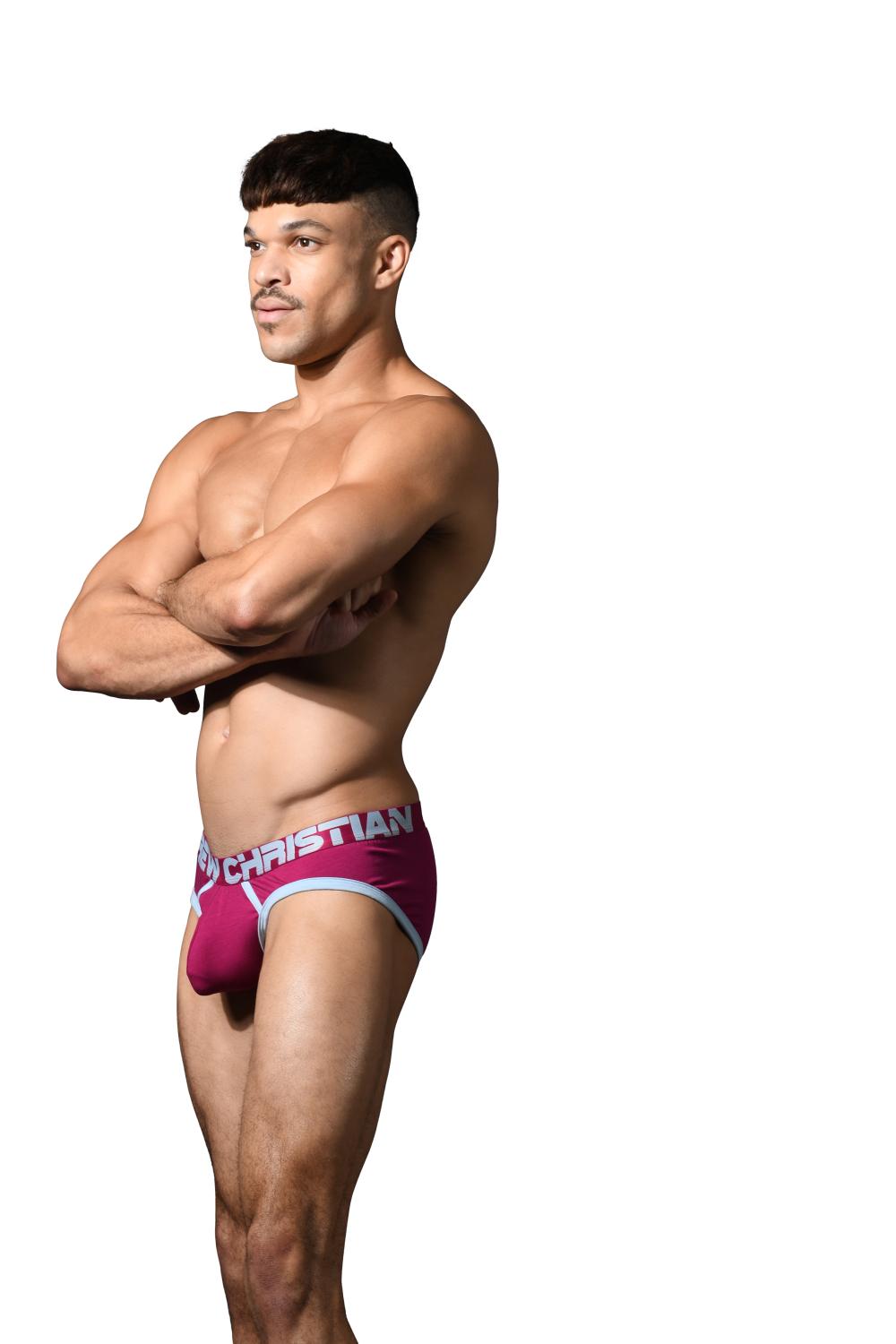 Andrew Christian BULGE C-Ring Brief Burgundy