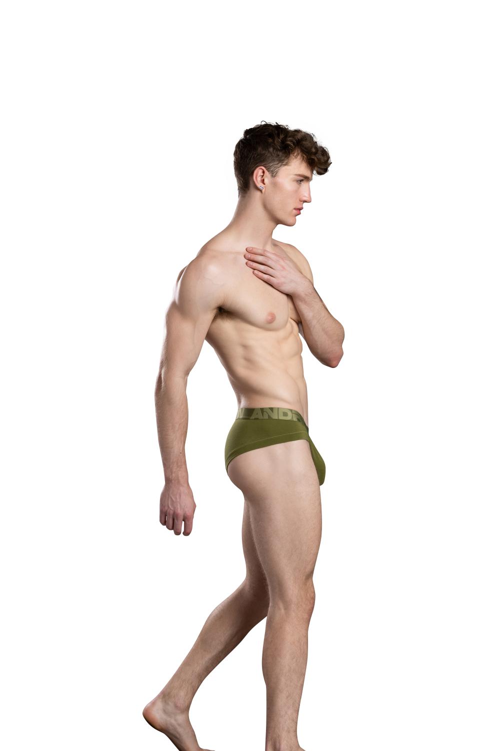 Andrew Christian Bubble Butt Brief w/ ALMOST NAKED® Olive