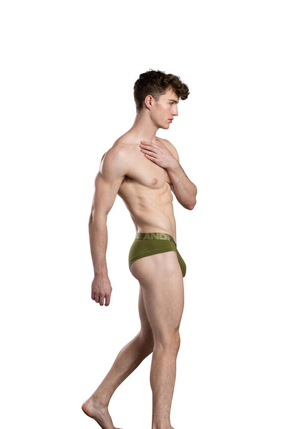 Andrew Christian Bubble Butt Brief w/ ALMOST NAKED® Olive