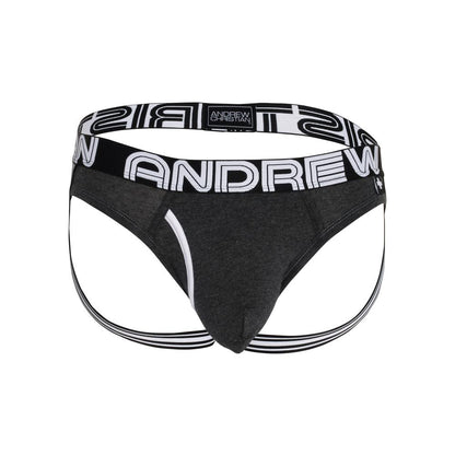 Andrew Christian Fly Jock w/ ALMOST NAKED® Charcoal