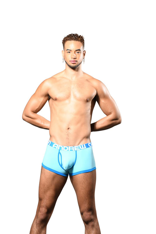 Andrew Christian Fly Tagless Boxer w/ ALMOST NAKED® Sky Blue
