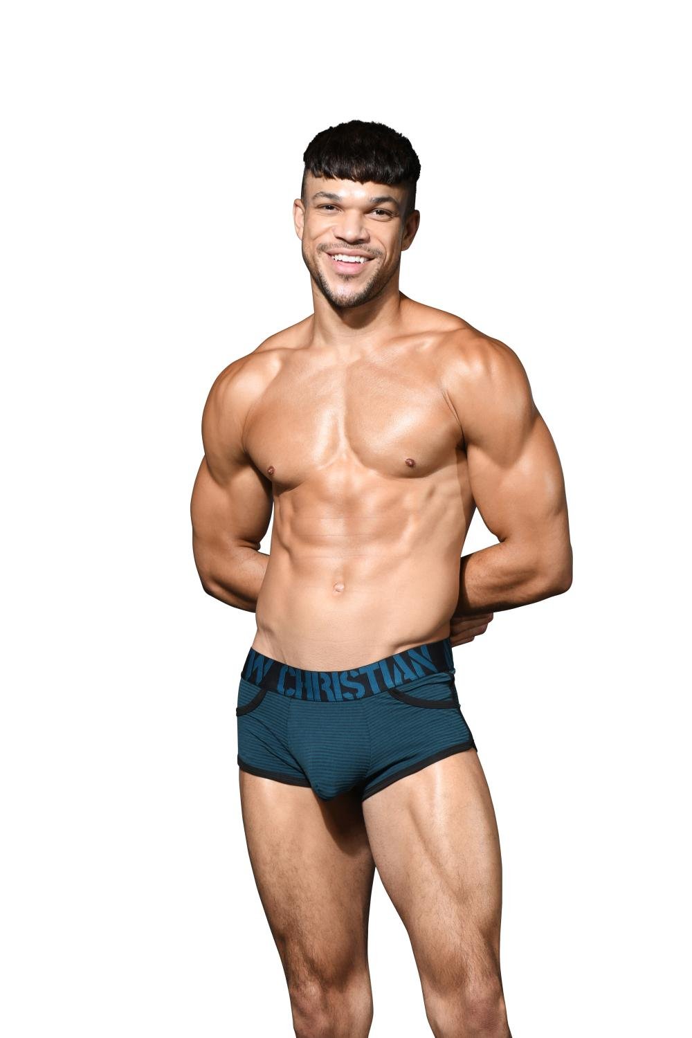 Andrew Christian Hanover Stripe Pocket Boxer w/ ALMOST NAKED®