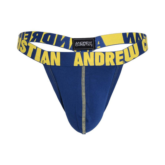 Andrew Christian Happy G-String w/ ALMOST NAKED® Navy