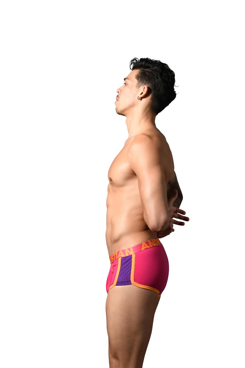 Andrew Christian Retro Boxer w/ SHOW-IT® Fuchsia
