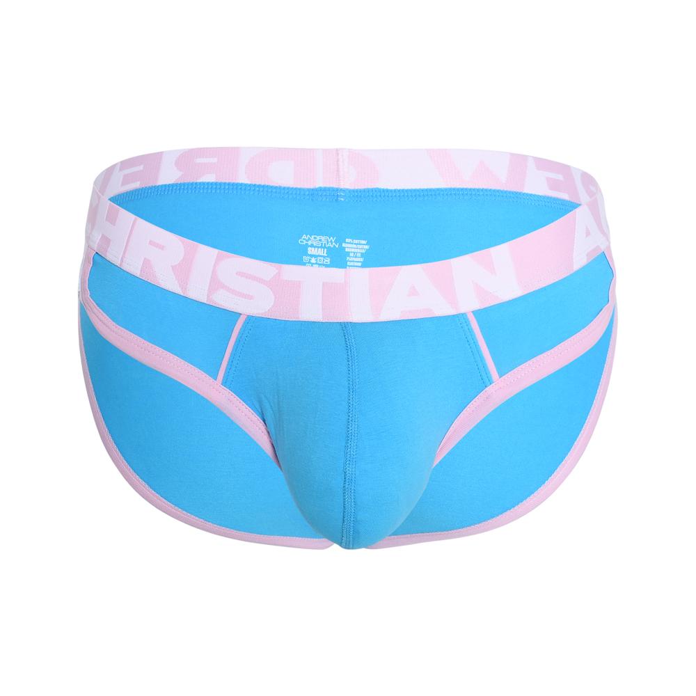 Andrew Christian Retro Brief w/ SHOW-IT® Aqua