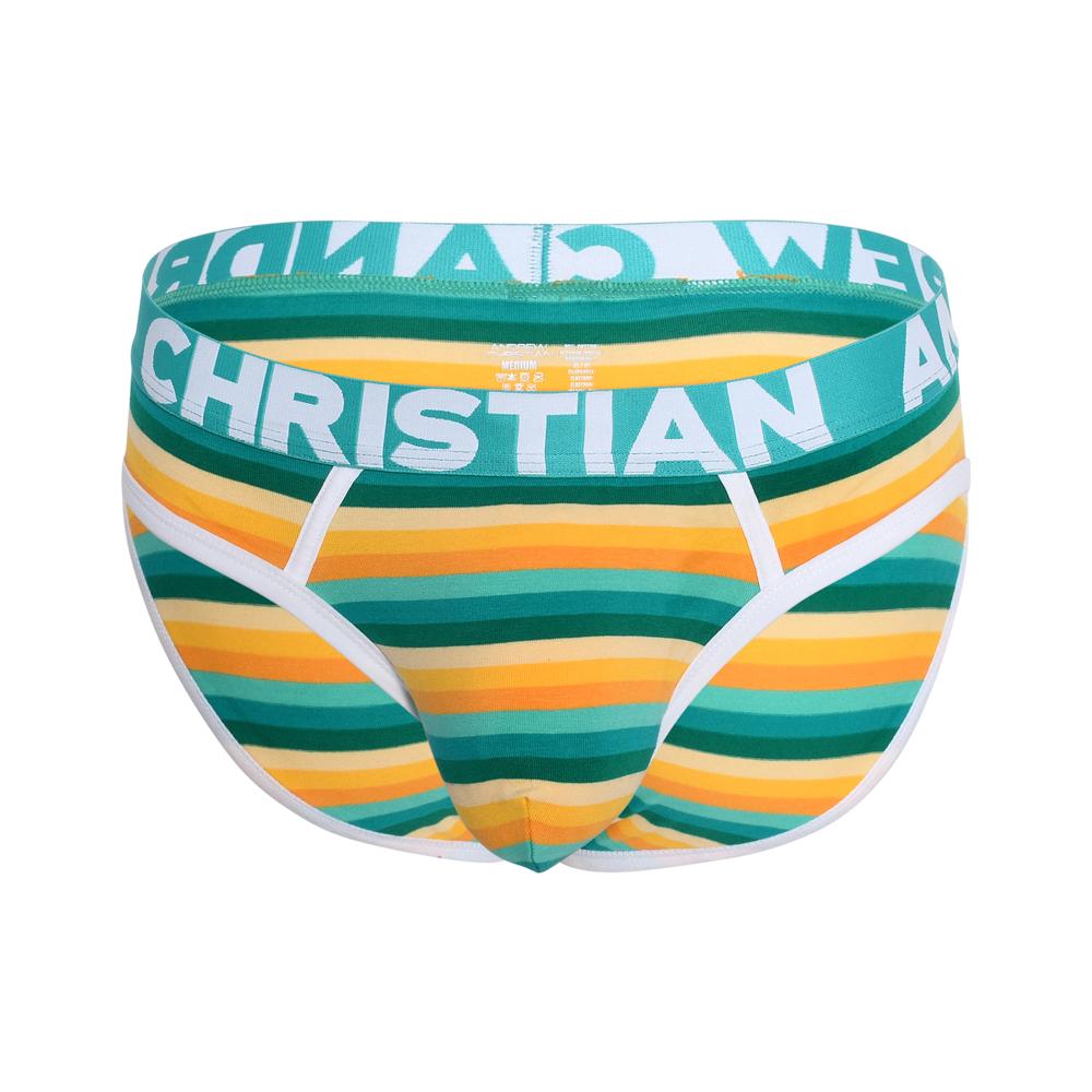 Andrew Christian Riviera Stripe Brief w/ ALMOST NAKED®