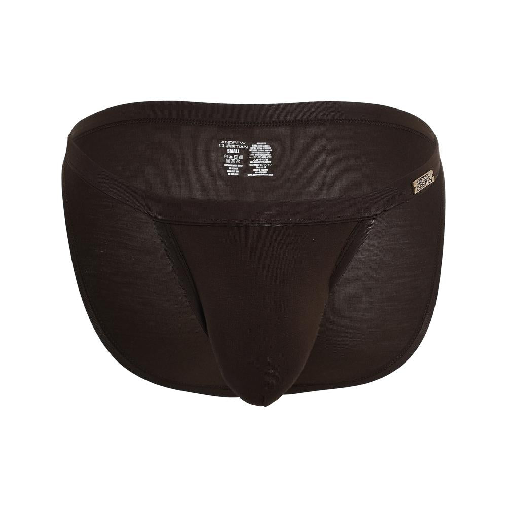 Andrew Christian "SEX" Bamboo Brief w/ ALMOST NAKED® Brown