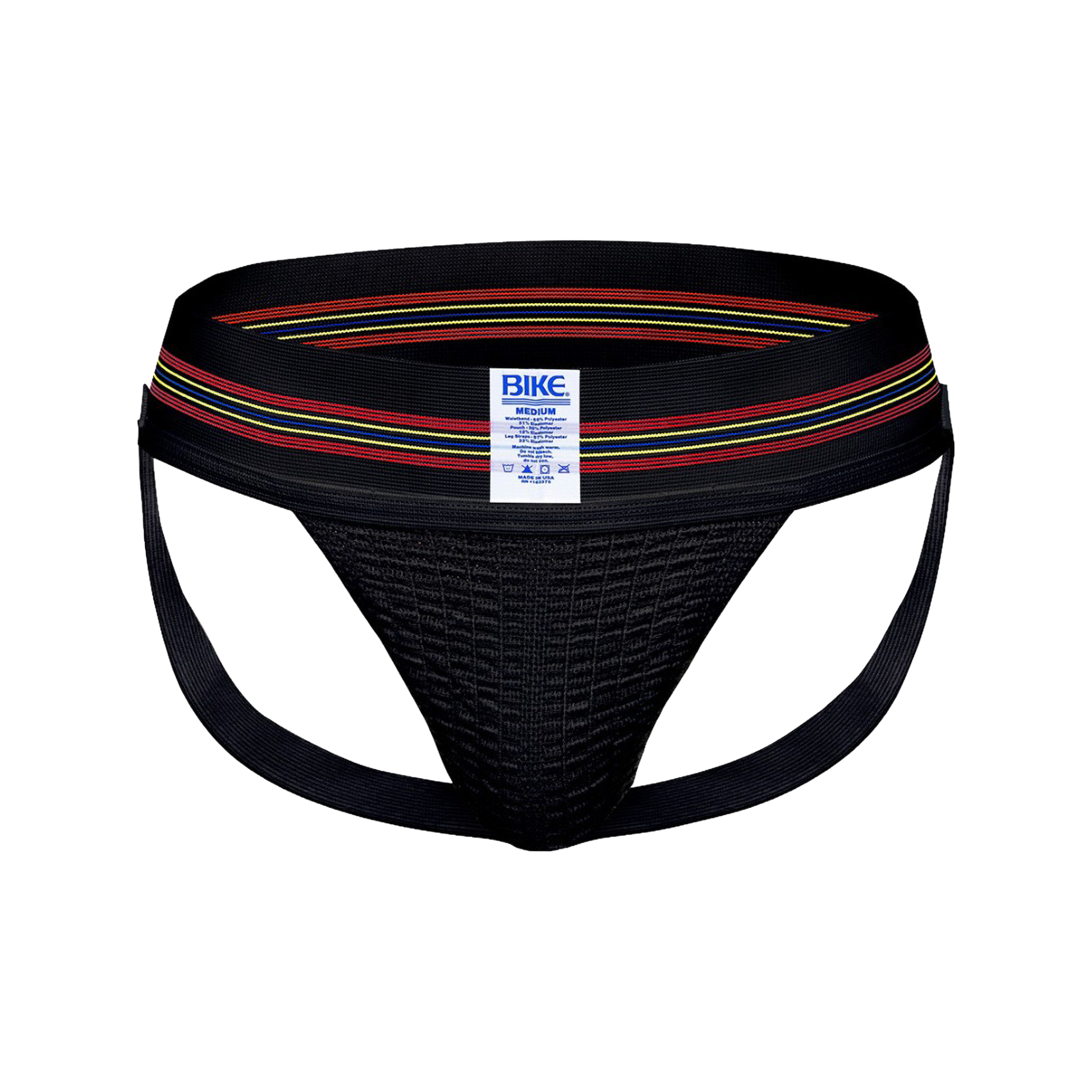 BIKE Original 3 Inch Jock Black