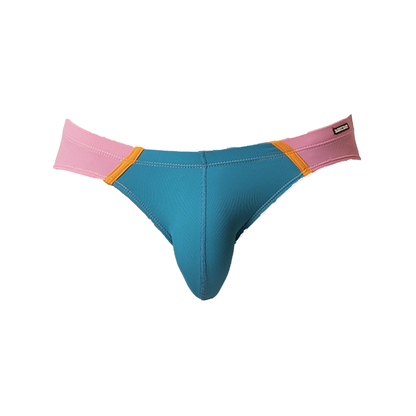 Barcode Berlin Avas Swim Brief Blue-Rose-Orange