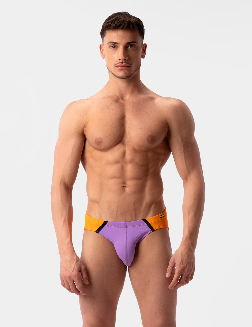 Barcode Berlin Avas Swim Brief Lila-Orange-Black