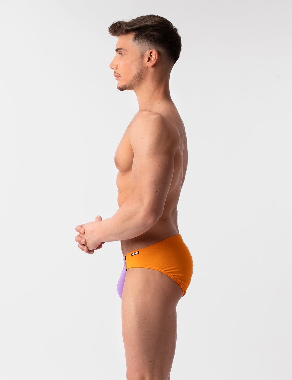 Barcode Berlin Avas Swim Brief Lila-Orange-Black