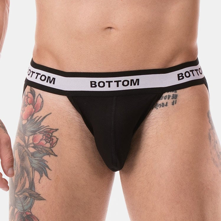 Barcode Berlin BOTTOM Multipack 1x Jockstrap Black + 1x Harness Black-White