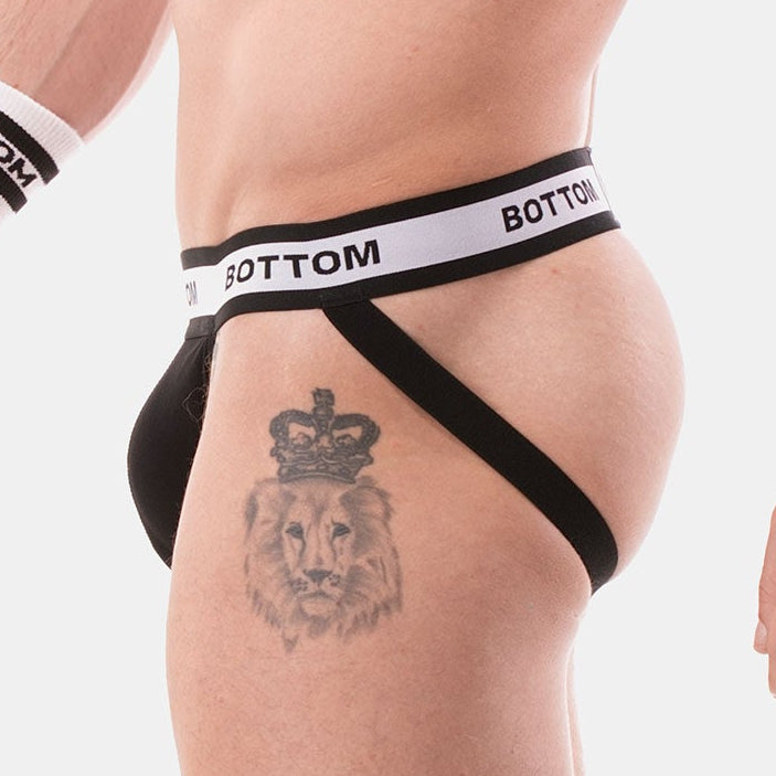 Barcode Berlin BOTTOM Multipack 1x Jockstrap Black + 1x Harness Black-White