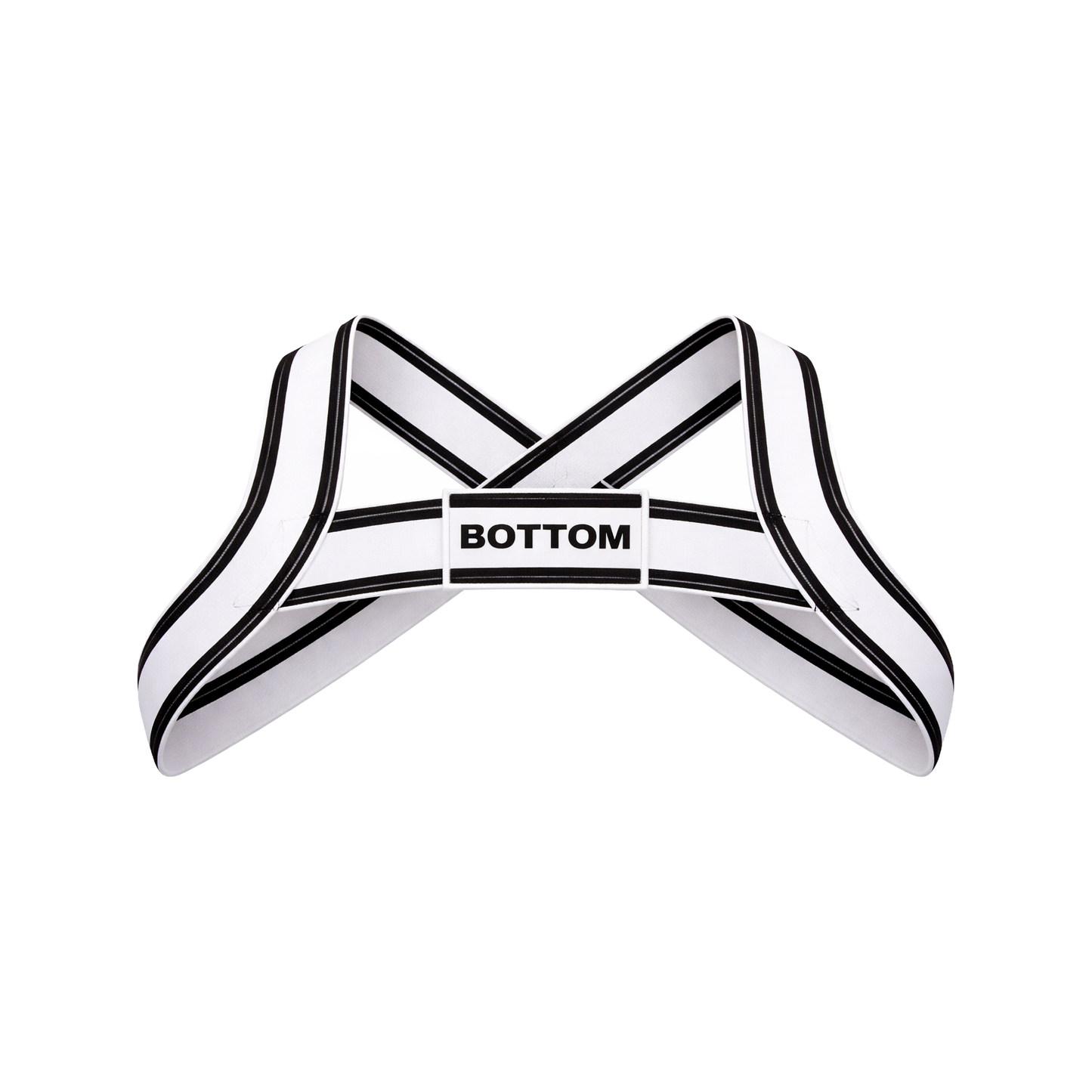 Barcode Berlin Harness BOTTOM White-Black