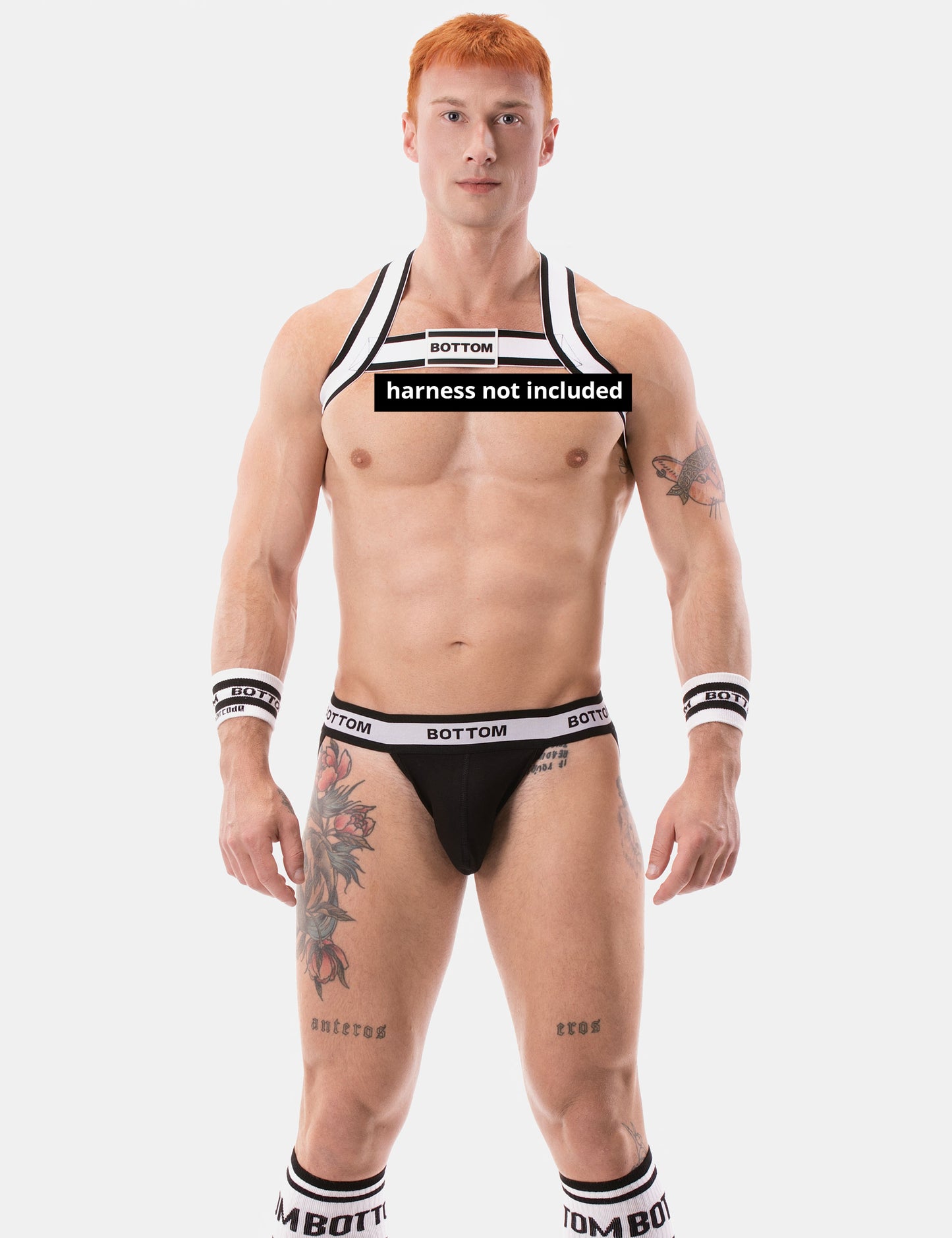 Barcode Berlin Jockstrap BOTTOM Black-White
