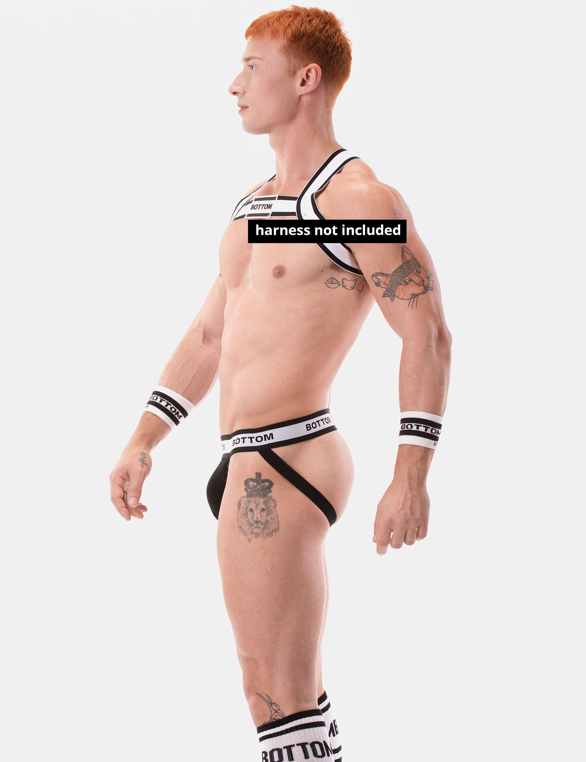 Barcode Berlin Jockstrap BOTTOM Black-White