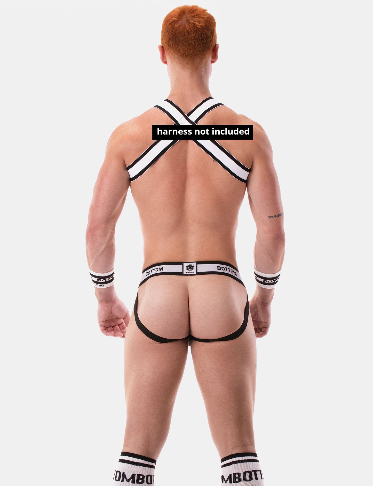 Barcode Berlin Jockstrap BOTTOM Black-White