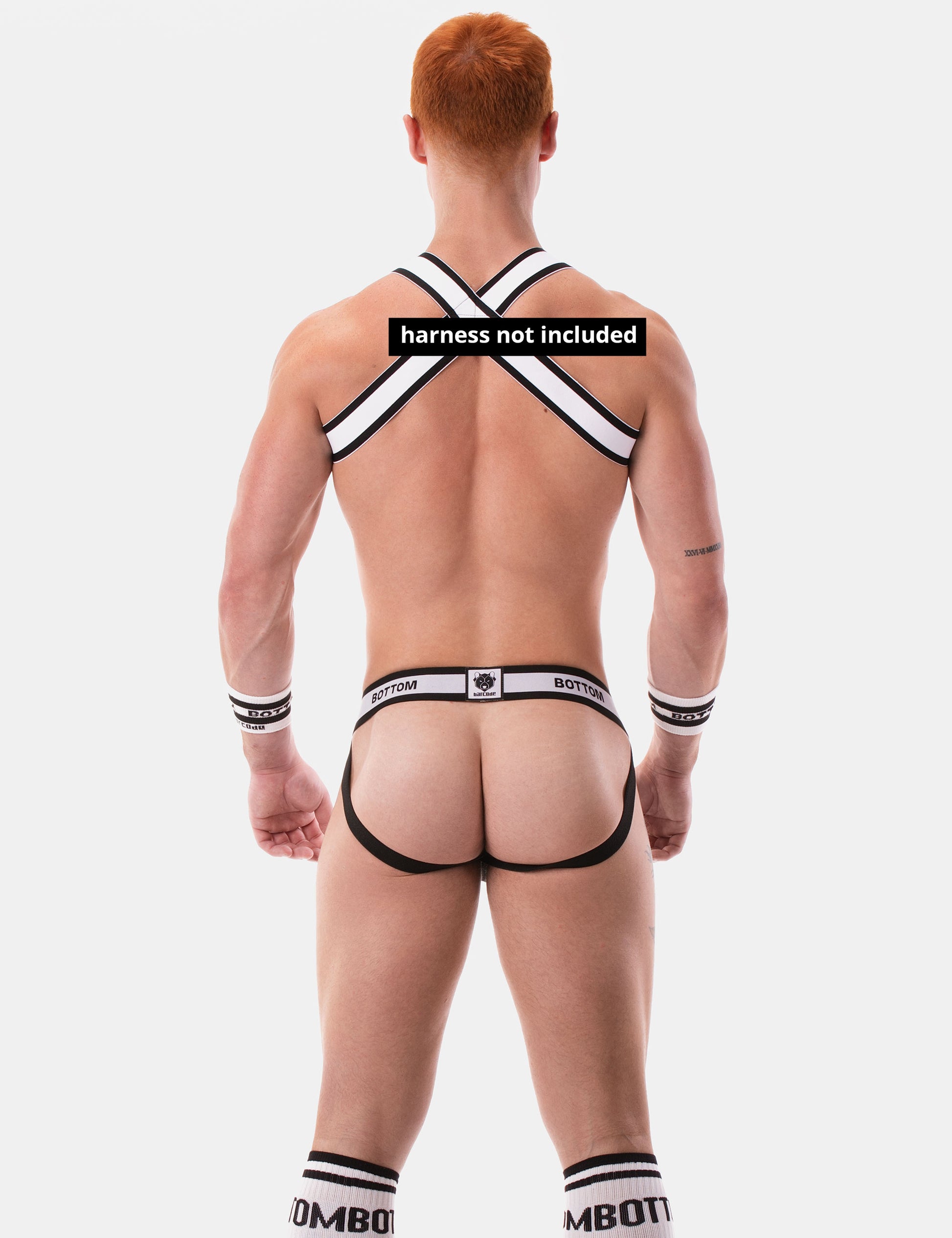 Barcode Berlin Jockstrap BOTTOM Black-White