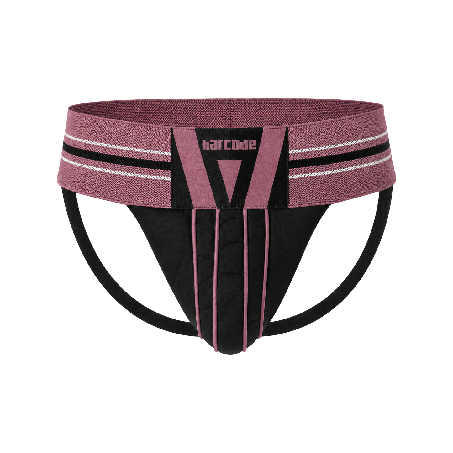 Barcode Berlin Jockstrap Loba Brownishpurple-Black