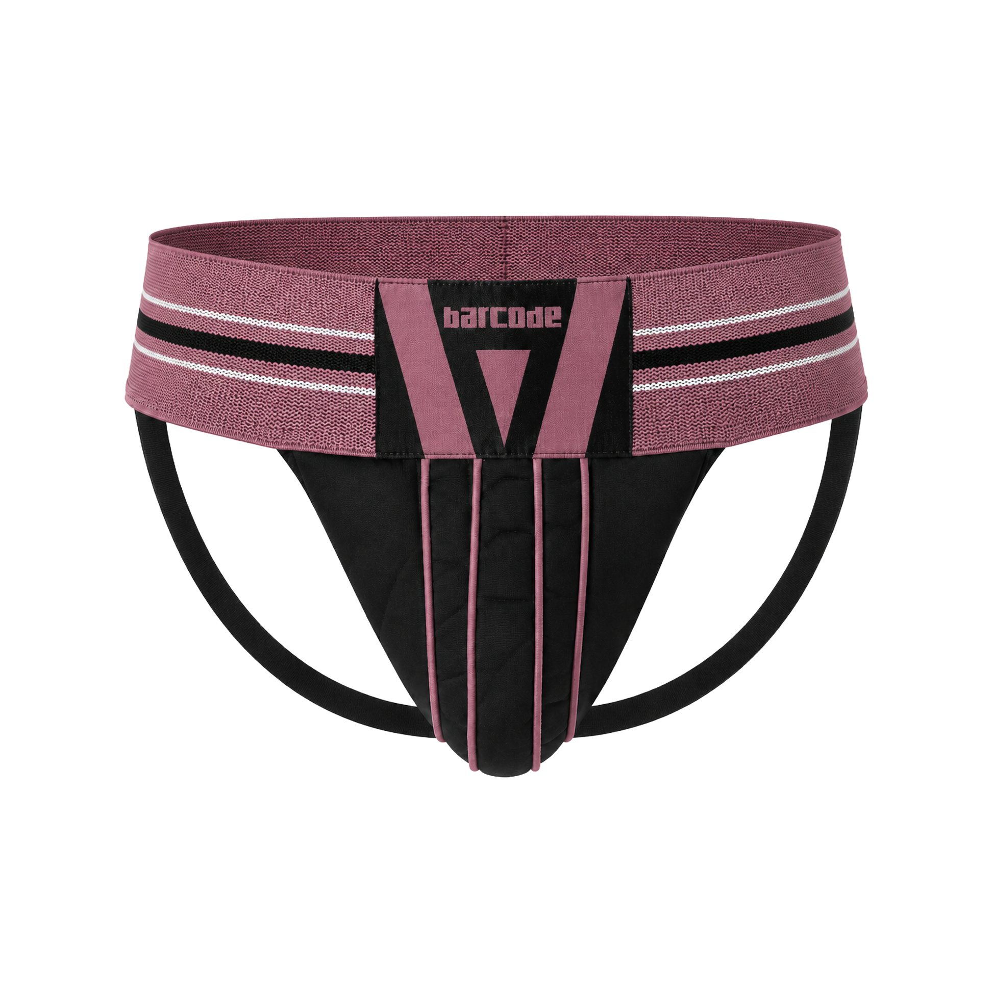 Barcode Berlin Jockstrap Loba Brownishpurple-Black