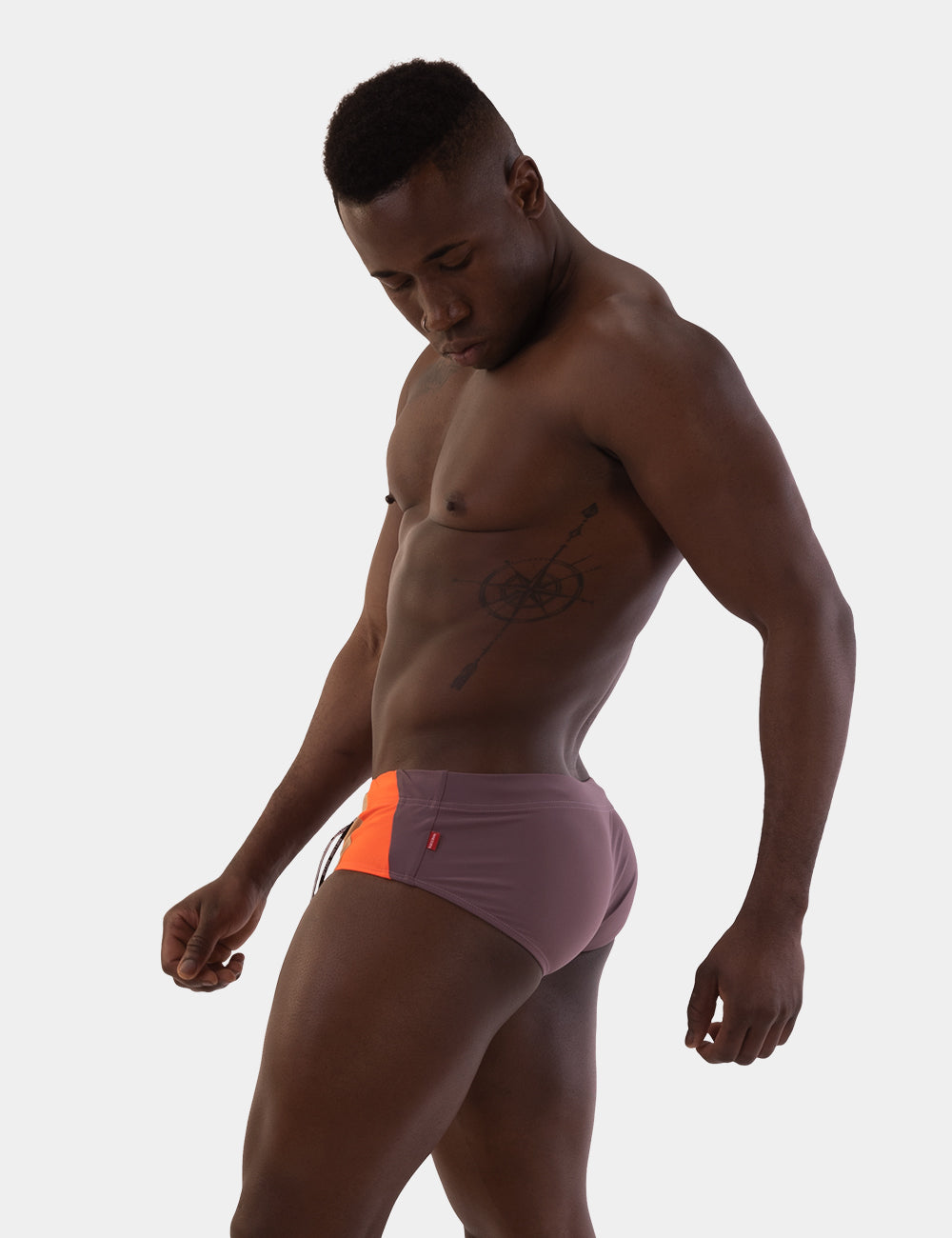 Barcode Berlin Mar Bella Beach Swim Trunk Purple-Orange-Nude