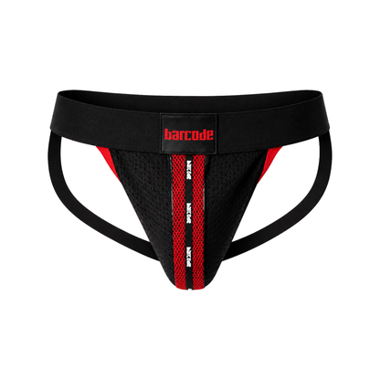 Barcode Berlin Mesh Jock Tel Black-Red