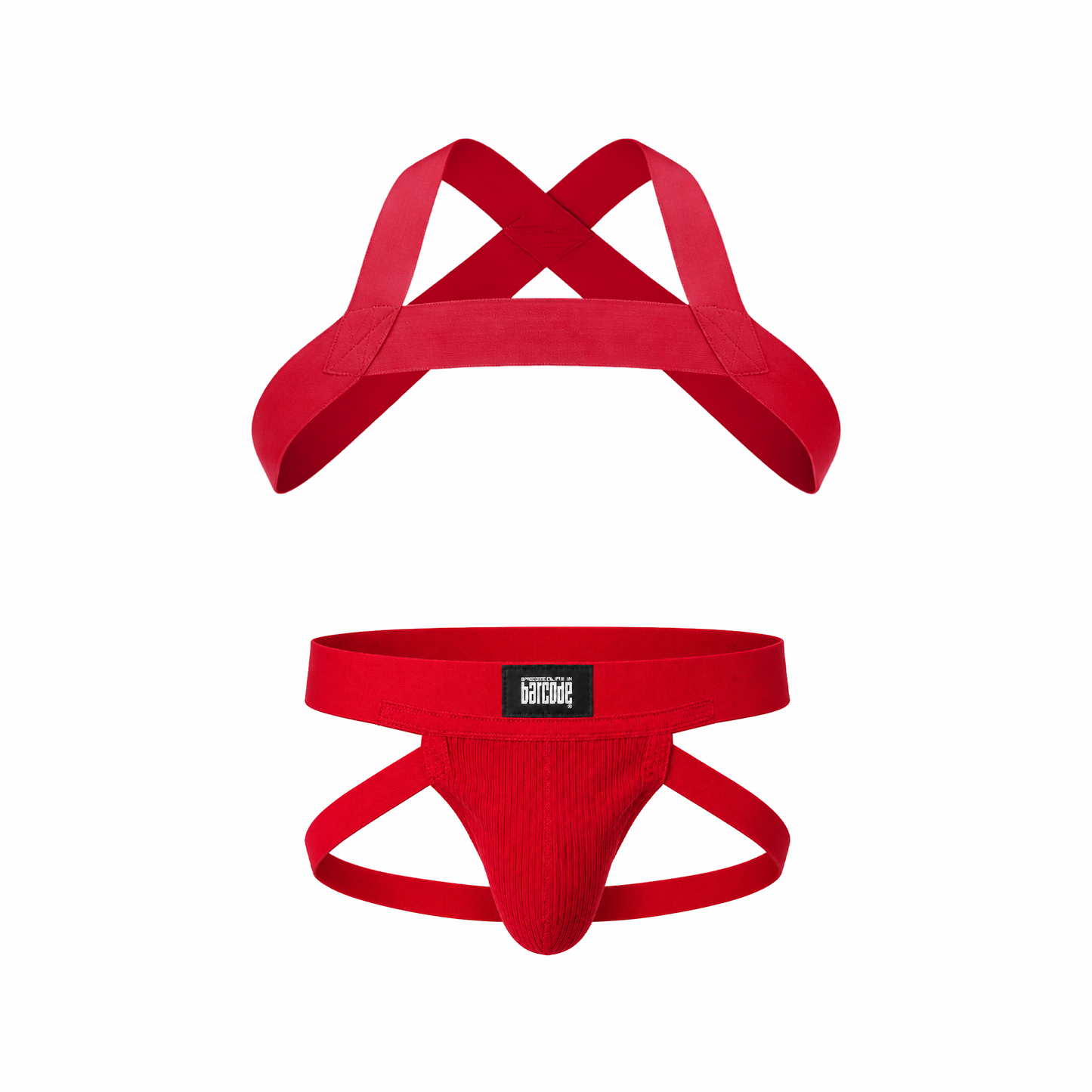 Barcode Berlin Multipack 1x Anton Jock Red + 1x Harness Matt Red