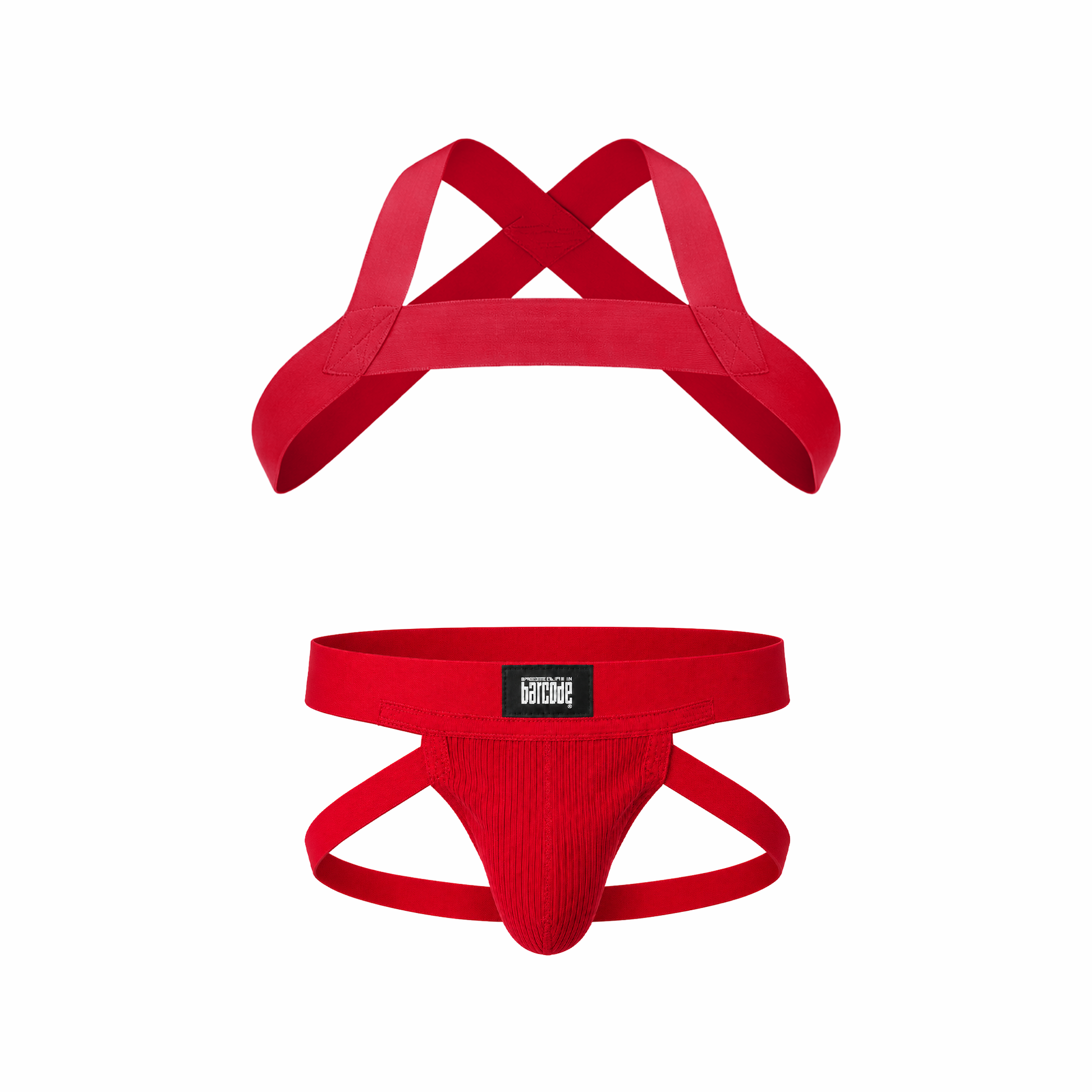 Barcode Berlin Multipack 1x Anton Jock Red + 1x Harness Matt Red