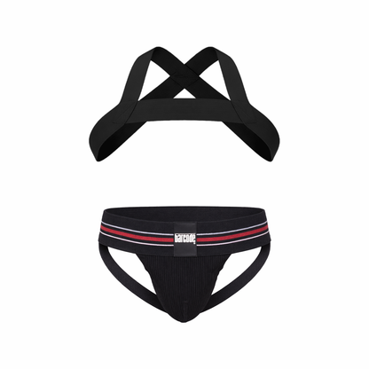 Barcode Berlin Multipack 1x Boris Jockstrap + 1x Harness Matt Black
