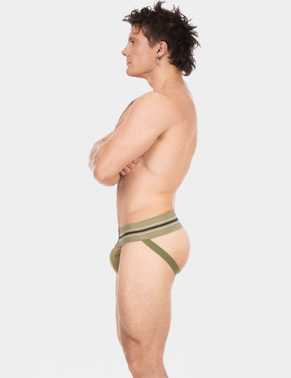 Barcode Berlin Multipack 1x Boris Jockstrap + 1x Harness Matt Grasslandbeige