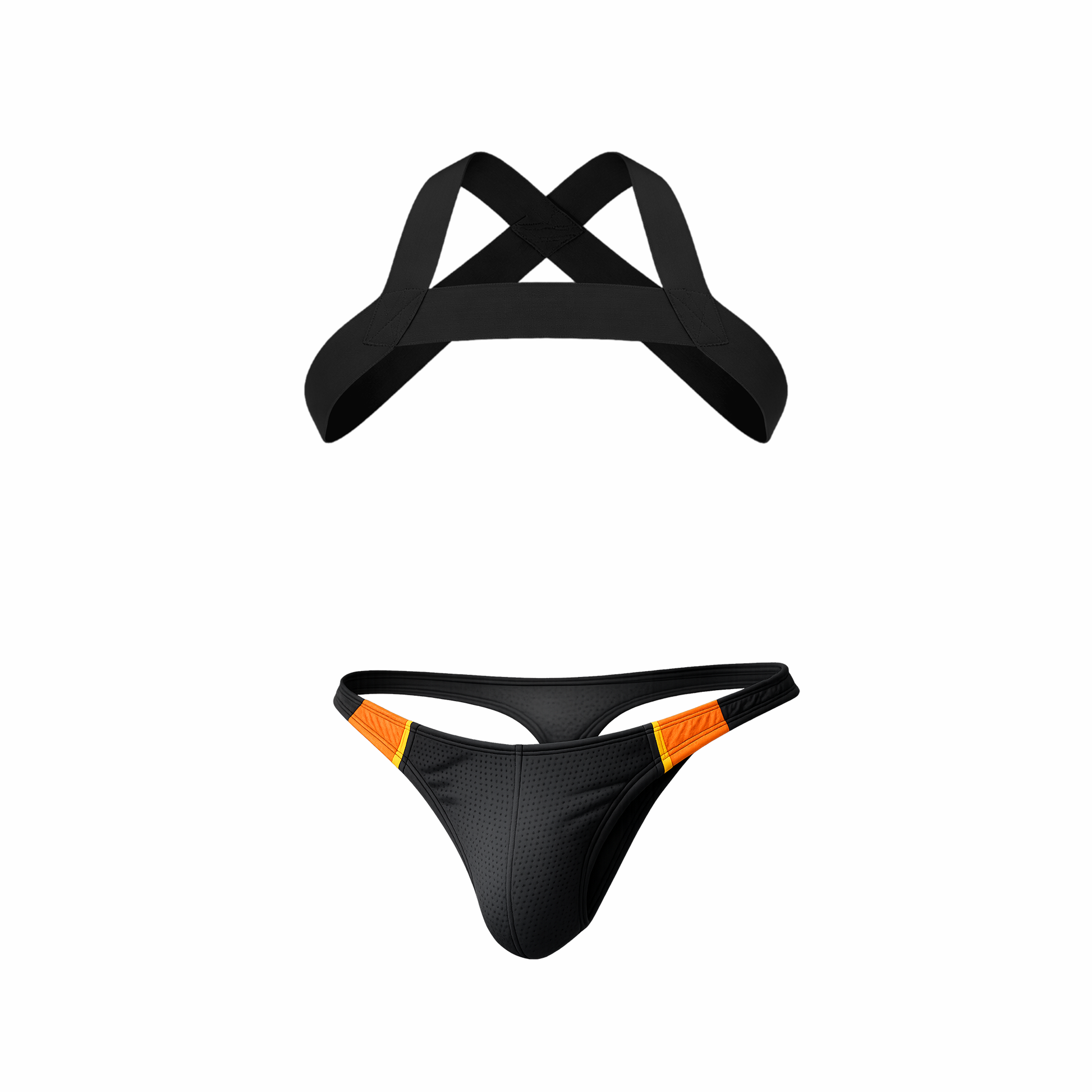 Barcode Berlin Multipack 1x RONAK Thong + 1x MATT Harness Black