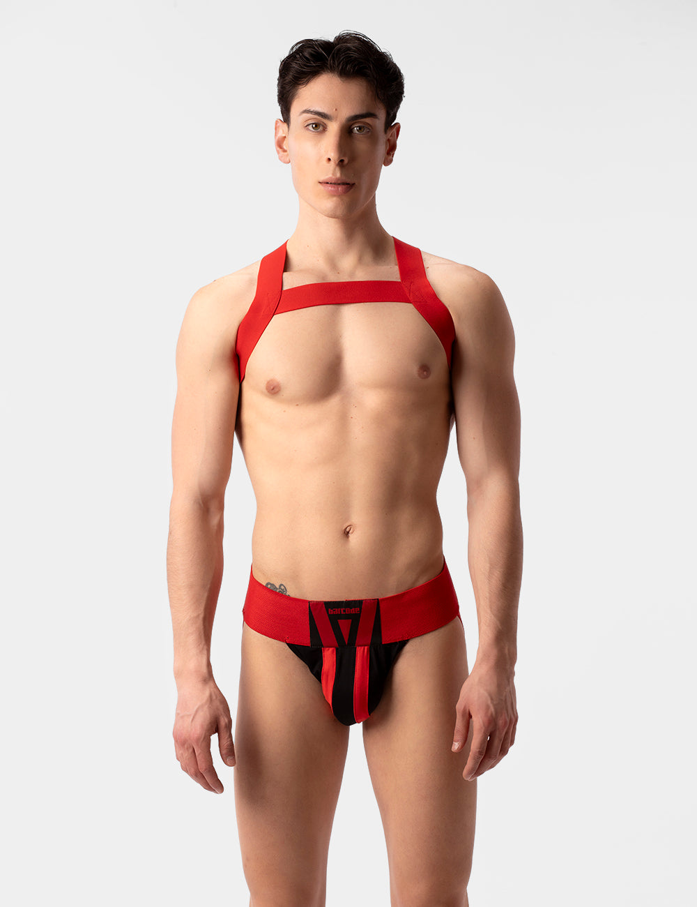 Barcode Berlin Multipack 1x Zuri Jockstrap Red/Black + 1x Harness Matt Red