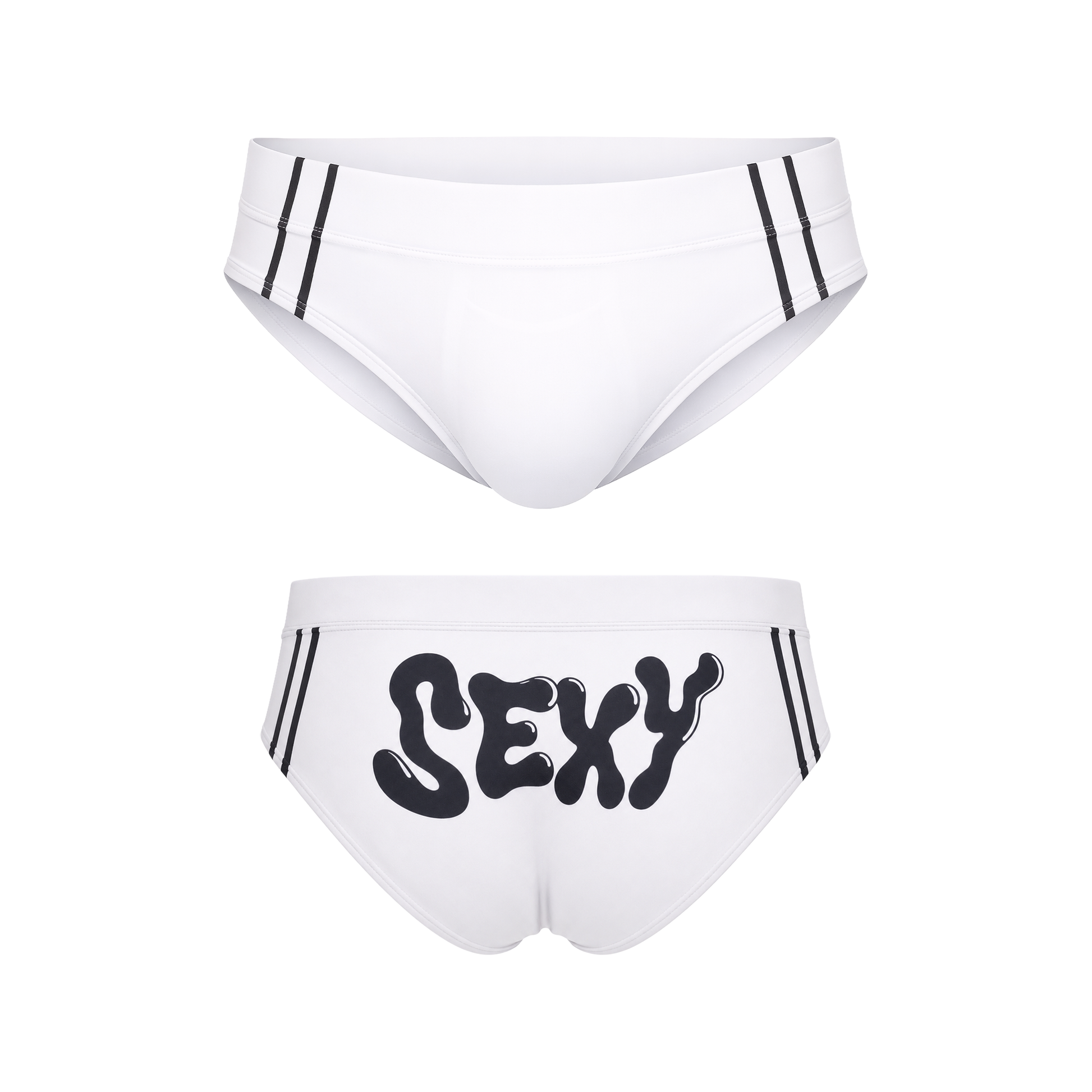 Barcode Berlin Swim Brief Sexy White-Black