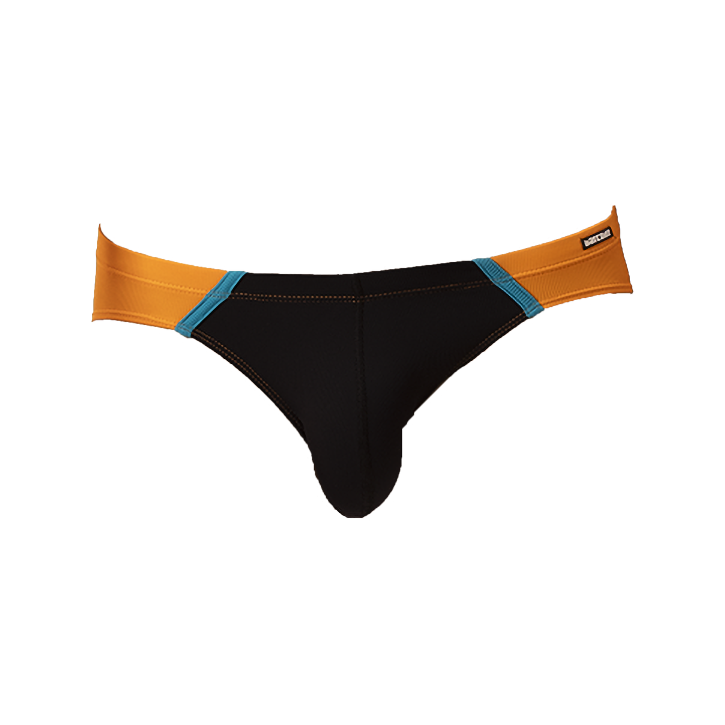 Barcode Berlin Avas Swim Brief Black-Orange-Blue